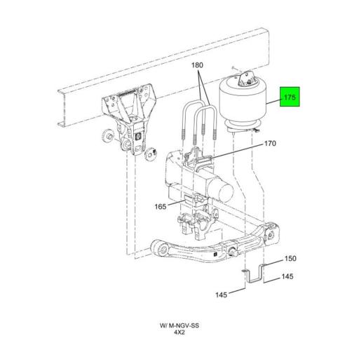 H67234002 Navistar International | Spring Assembly Air Ride Primaax ...