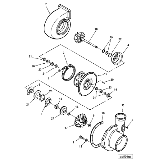 3545577 Cummins | Turbocharger Gasket Kit | Source One Parts Center