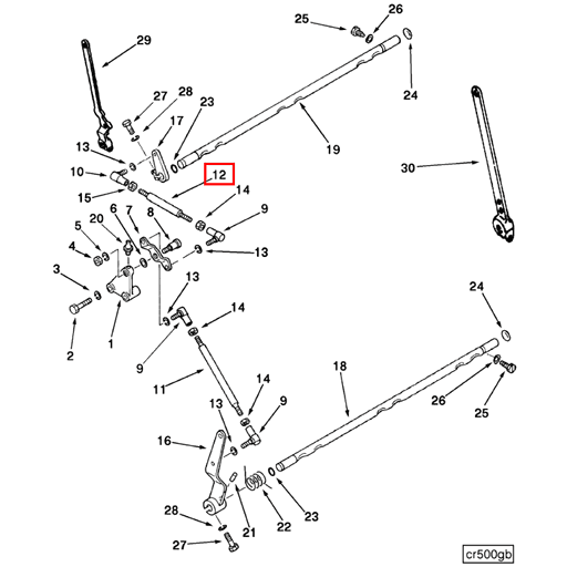 64586 Cummins | Control Rod | Source One Parts Center