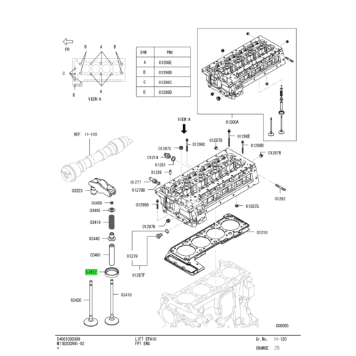 MK667071 | Mitsubishi FUSO® | Inlet and Exhaust Seat