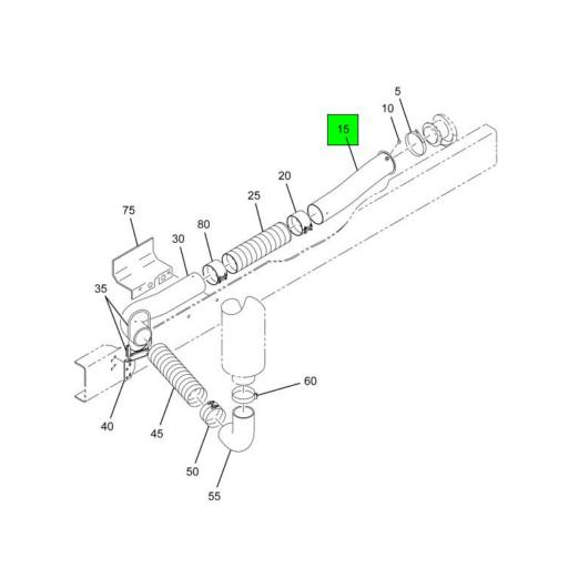 3564821C2 | Navistar International® | PIPE TURBOCHARGER | Source One ...