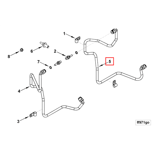 4941583 Cummins | Fuel Supply Tube | Source One Parts Center