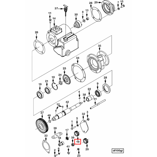 109357 Cummins | Tachometer Drive Gear | Source One Parts Center