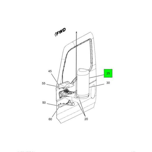 4188592C91 Navistar International | MIRRORREAR VIEW PED