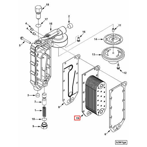 3944464 Cummins | Cooler Core | Source One Parts Center