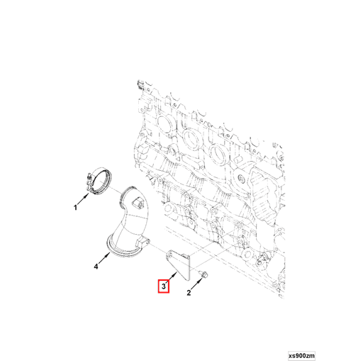 4892556 Cummins | Exhaust Connection Bracket | Source One Parts Center