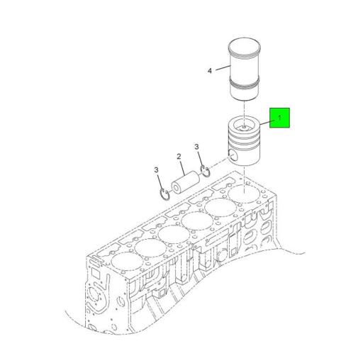 1836320C2 Navistar International | Piston Crown | Source One Parts Center