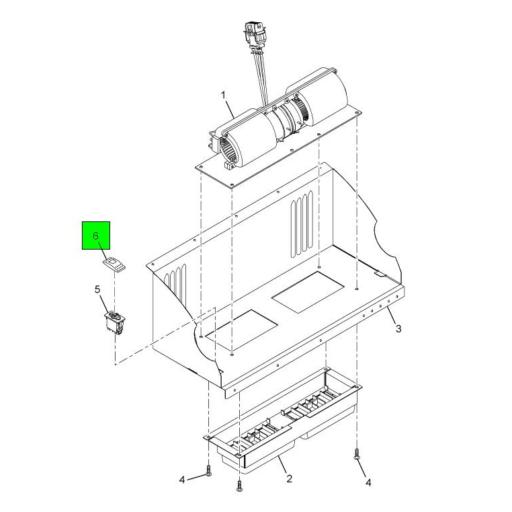 2228083C1 | IC Bus | ACTUATOR ROCKER LEFT FAN