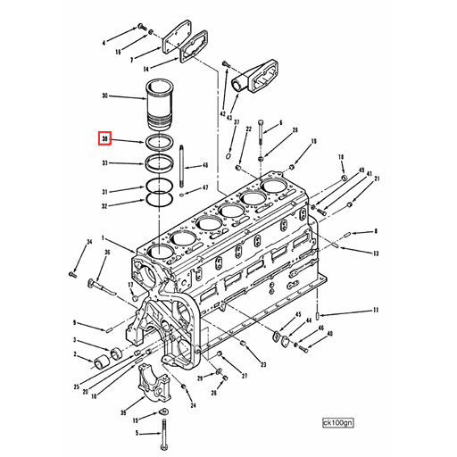 3019955 Cummins | Liner Seal Ring | Source One Parts Center