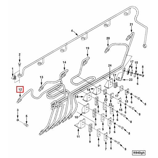 3925325 Cummins | Injector Fuel Supply Tube | Source One Parts Center
