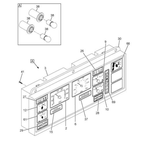 2513713C1 Navistar International® LENS INSTR CLUSTER Source One