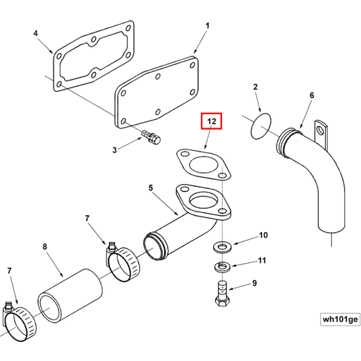 3029032 Cummins | Water Transfer Connection Gasket | Source One Parts ...