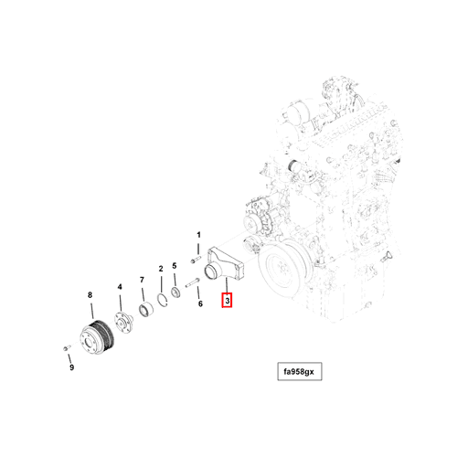 3696219 Cummins | Fan Support | Source One Parts Center