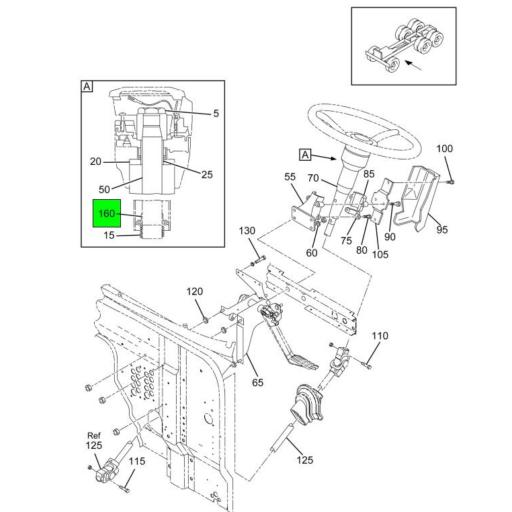 88438H Navistar International® SEAT BEARING SPRING STEERING GEAR