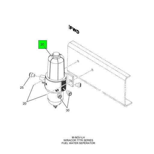 3616218C94 Navistar International® FILTER FUEL DAVCO Source One