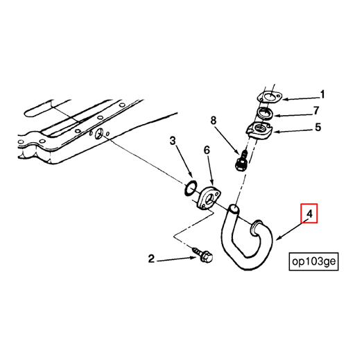 3029849 Cummins | Lubricating Oil Transfer Tube | Source One Parts Center