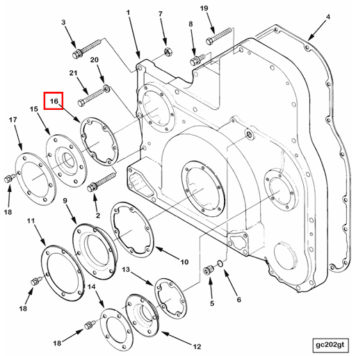 3600468 Cummins | Carrier Gasket | Source One Parts Center