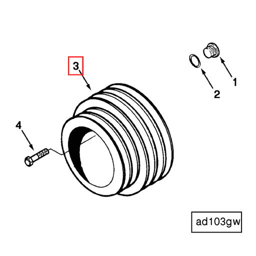 3023181 Cummins | Accessory Drive Pulley | Source One Parts Center
