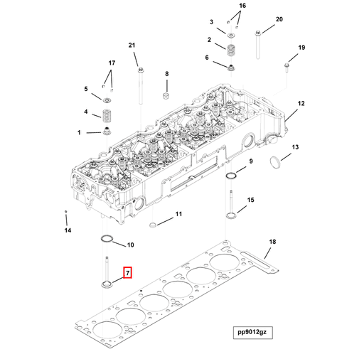 3697156 Cummins | Exhaust Valve | Source One Parts Center