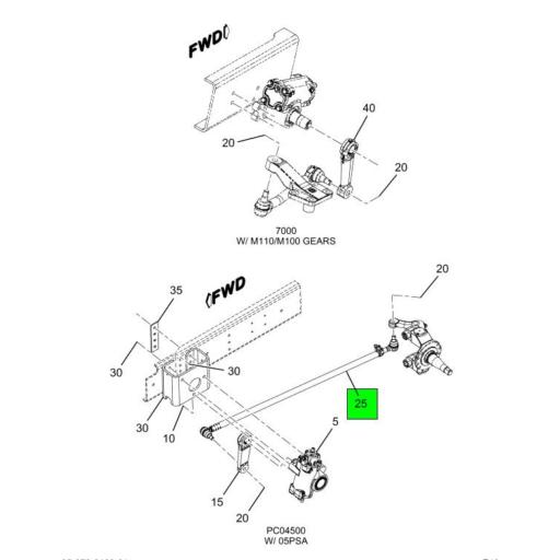 3852726C93 | Navistar International® | LINKSTEERING DRAG 8K | Source ...