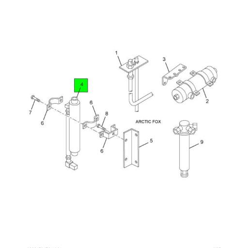 2040219C1 Navistar International® HEATER FUEL W/THERMOSTAT ARCTIC FOX Source One Parts Center