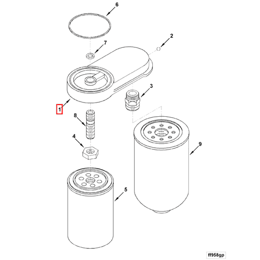 3936313 Cummins | Fuel Filter Head | Source One Parts Center