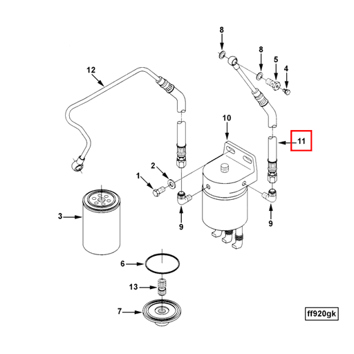 3924392 Cummins | Flexible Hose | Source One Parts Center