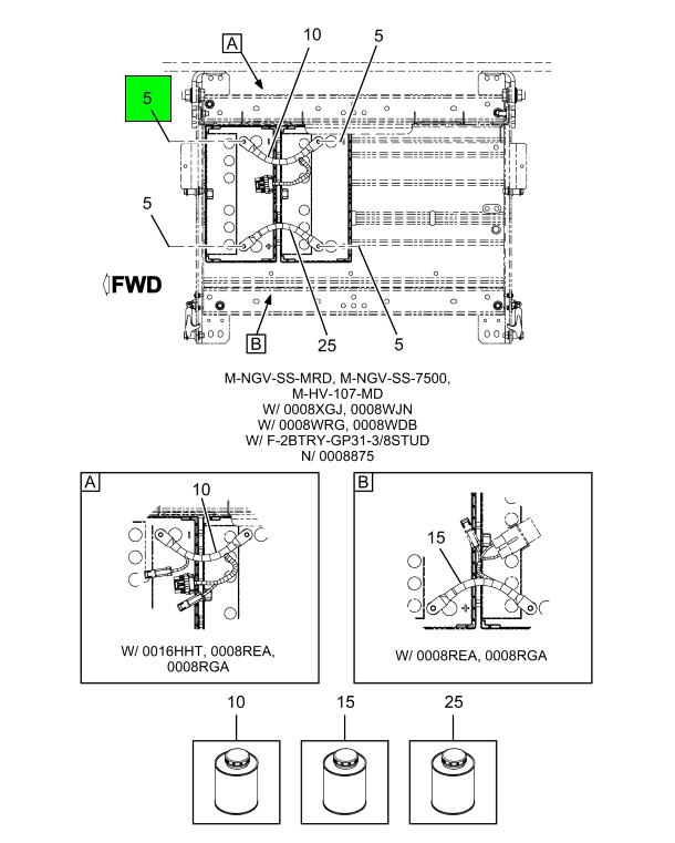 522639C1 | Navistar International® | NUT SEALED BATTERY TERMINAL 3/8 ...