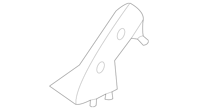 L1MZ78113A99A Ford | Floor Pan Reinforcement Bracket - Left Rear Center ...