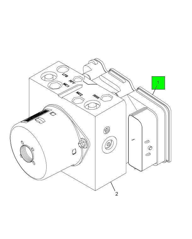 2607919C4 | Genuine Navistar International® CONTROL ANTI-LOCK BRAKE SYSTEM  MODULE ABS