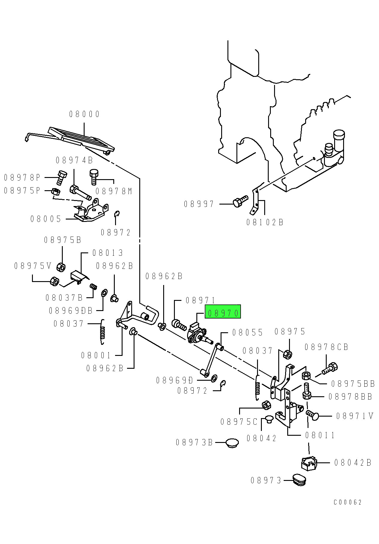 MK322618 | Genuine Mitsubishi FUSO® Acceleration Sensor