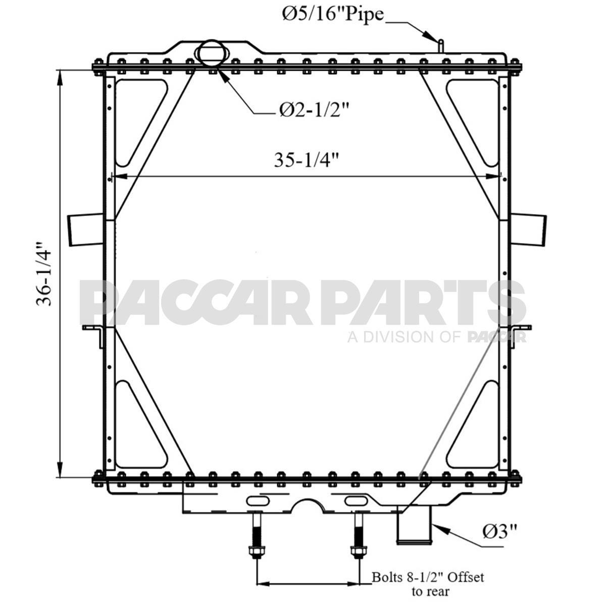 RAD42-10336TRP | Kenworth® | RADIATOR-PETERBILT 300 SERIES 02-10 ...