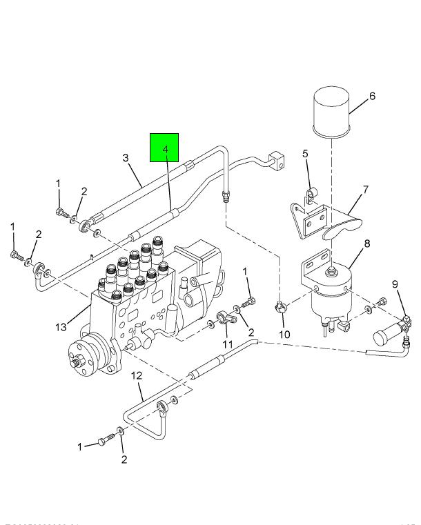 1822187C2 | Navistar International® | TUBE ASSEMBLY FUEL RETURN ...