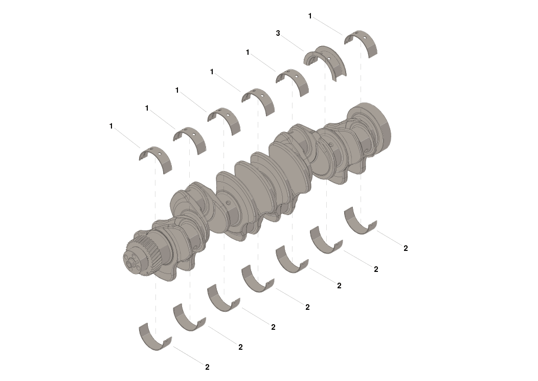 5405778 | Cummins® | Main Bearing Kit | Source One Parts Center
