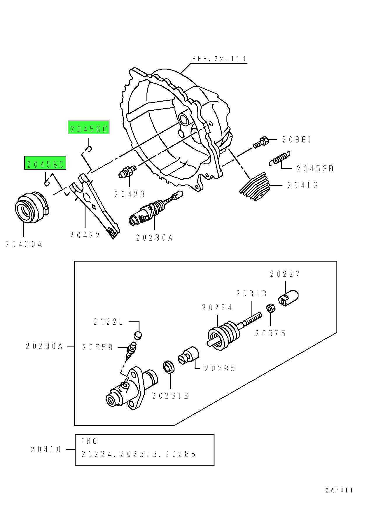 ME625263 | Genuine Mitsubishi FUSO® Clutch Release Fork Return Spring