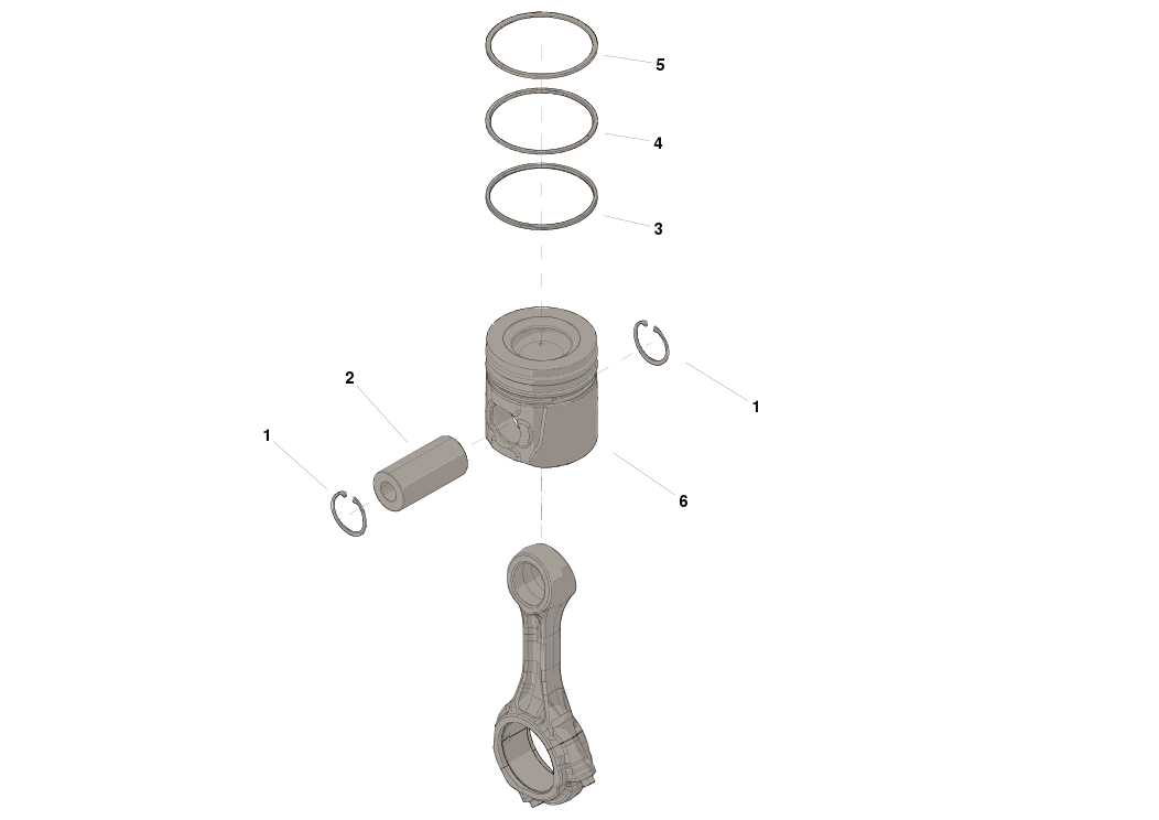 2881748 | Cummins® | Engine Piston Kit | Source One Parts Center