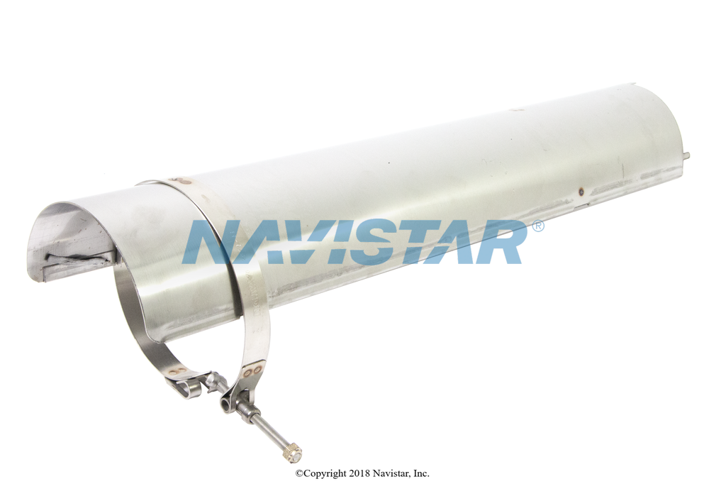 3813020C4 | Genuine Navistar International® SHIELD ASSEMBLY EXHAUST PIPE  STANCHION