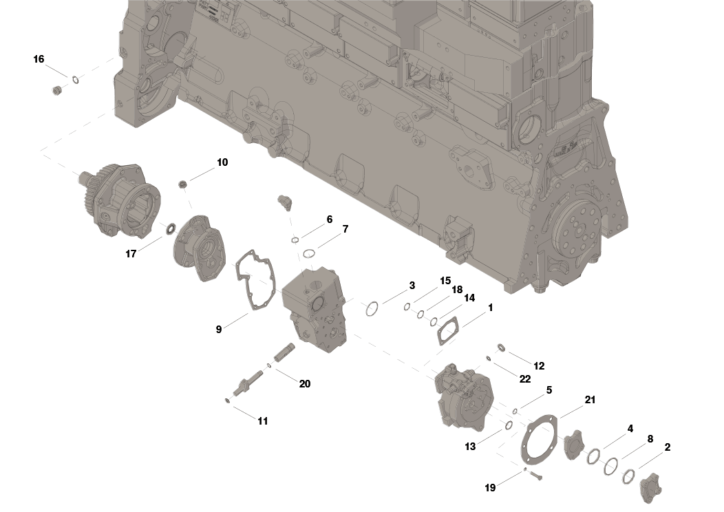 3801003 Cummins® Fuel Pump Kit Gasket Source One Parts Center