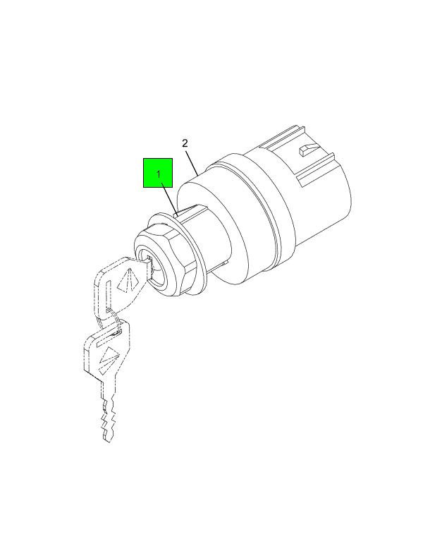 1699290C1 | Genuine Navistar International® CYLINDER IGNITION SWITCH LOCK