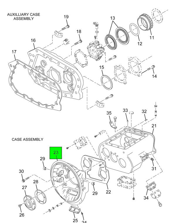 FULA5992 | Genuine Navistar International® HOUSING BELL W/BUSHINGS