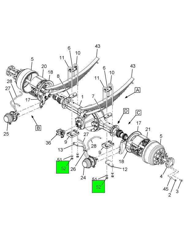 144425H | Navistar International® | NUT LOCK 7/8 UNF - 10 Pack 