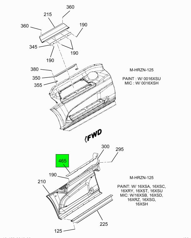 4116555C5 | Genuine Navistar International® PANEL LF 125BBC CLOSEOUT