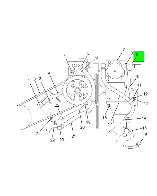 444150, Navistar International®, FITTING T 3/8 NPT