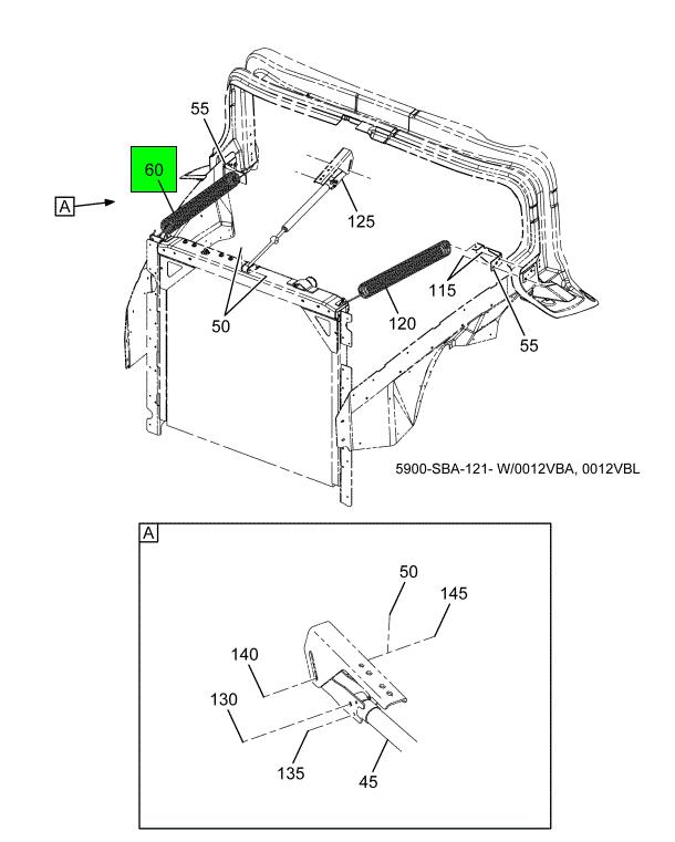 3669097C2 | Genuine Navistar International® SPRING HOOD TILT ASSIST