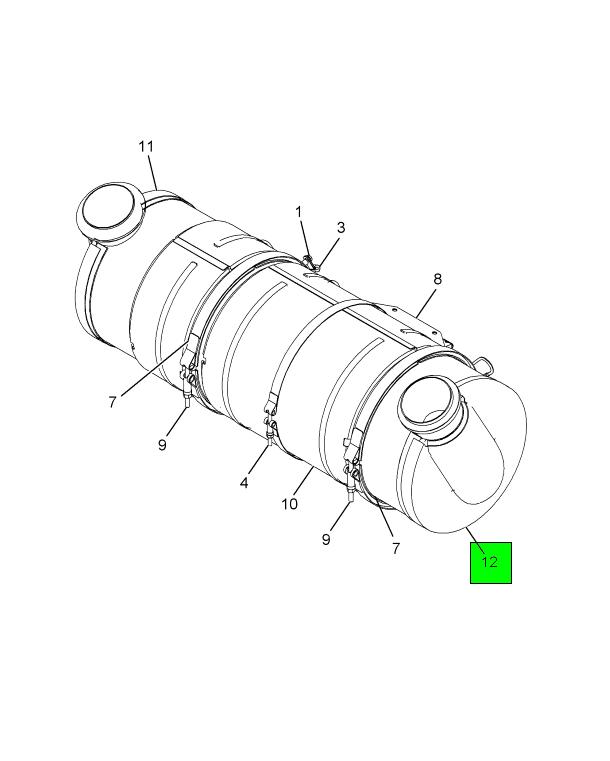 2513397C1 | Genuine Navistar International® MODULE AFTERTREATMENT INLET D0C