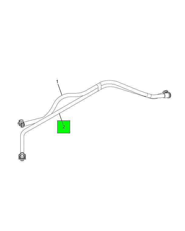 3816691C91 | Genuine Navistar International® TUBE ASSEMBLY LINE FUEL FORMED