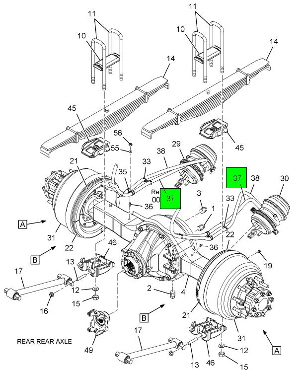 3576384C1 | Genuine Navistar International® HOSE FLEXIBLE AIR 1/2 ID X 7/8  OD X 41