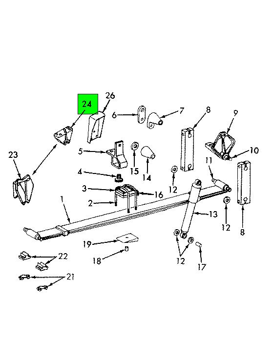 1654353C1 | Navistar International® | BRACKET FRT SPG FRT | Source One ...