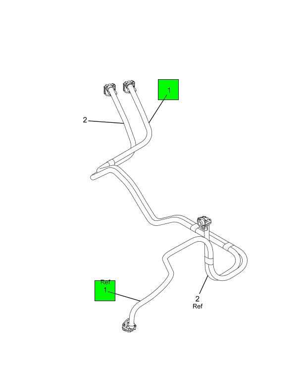 3549219C92 | Genuine Navistar International® TUBE FUEL LINE RT DRAW