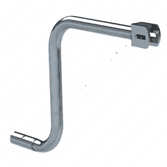 Crank Handle, Retractable, Universal, With Axle, 12 in